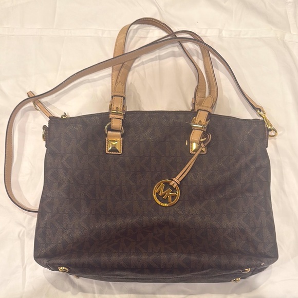 Michael Kors Brown Tote Bag - Picture 1 of 8